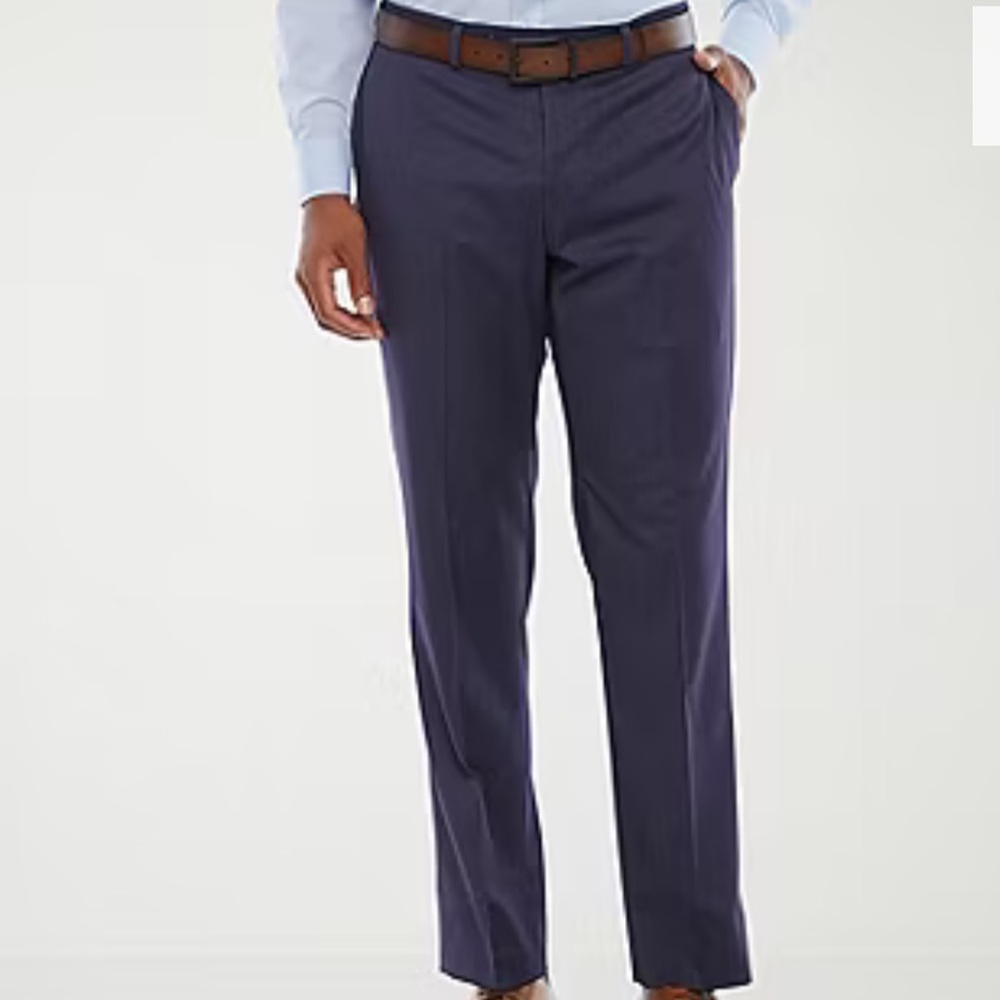 Van Heusen Cool Flex Mens Stretch Fabric Slim Fit Flat Front Suit Pants NWT